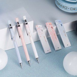 Pastel Sakura Mechanical Pencil & Pencil Leads Set